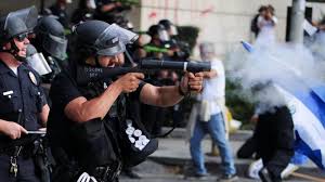LA protests live: Trump orders Marines to the city in additional deployment as unrest calms
