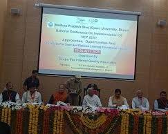 Image of Conference at Madhya Pradesh Bhoj (Open) University