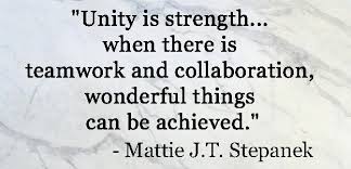 Quotes On Teamwork And Unity. QuotesGram via Relatably.com