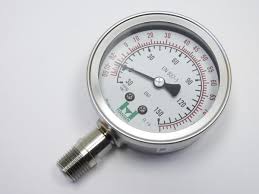 Ashcroft 2-1/2", SS Pressure Gauge 1/4" 30 to 0 to 150 in Hg ...