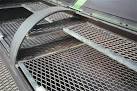 Expanded steel grate