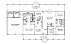 One story ranch style house plans