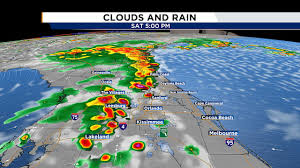 Soggy Saturday afternoon, Drier for Sunday