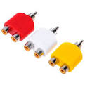 Audio cable splitter red white