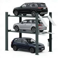Tri-Level Auto Storage Stacker | 3FS Heavy-Duty 4-Post | Kettp