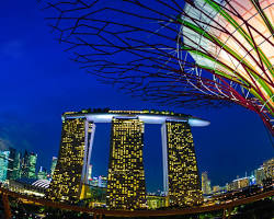 シンガポール夜景の画像