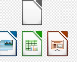 Gambar Microsoft Office suite, Google Docs, and LibreOffice icons