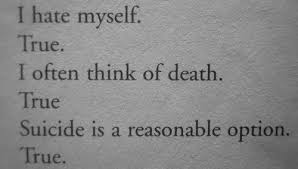tumblr depressed sad suicidal suicide lonely quotes pain true ... via Relatably.com
