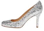 Sparkly silver shoes