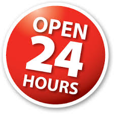 Open 24 hours a day / 7 Days a Week