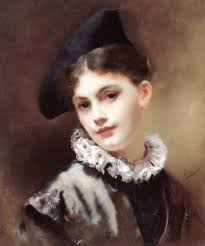 gustave_jean_jacquet_1846-1909 - artists:gustave_jean_jacquet_1846-1909:a_coquettish_smile