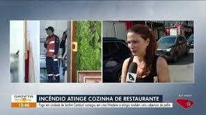 Incêndio atinge cozinha de restarante em Vitória