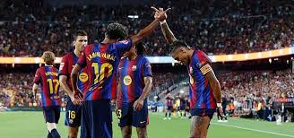 Raphinha and Lamine doubles lift Barcelona past Rayo Vallecano