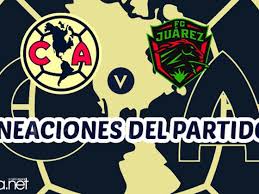 Line-ups for América vs Juárez: Clausura 2026