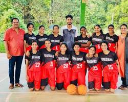 Image of Mother Teresa Women’s University basketball team