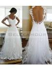 Robe de mariee dentelle dos nu