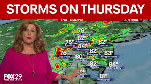 Philadelphia weather: Flood warning issued ahead of scattered storms