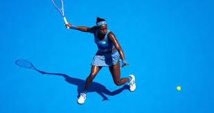 Coco Gauff competing at the 2026 Cincinnati Open