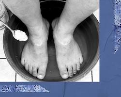 Karbonat ayak banyosu Baking soda foot bath resmi