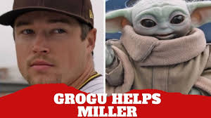 Padres Mason Miller gets help from Grogu in a collab from a galaxy far away