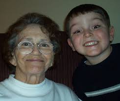 Columbia Ann Mercer Kornegay and grandson TJ. Ann died on March 15, 2012 - ann_kornegay_150