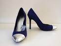 Navy and white ladies shoes