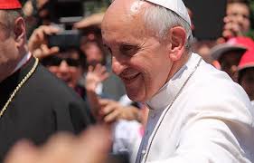 Credit: Alan Holdren/ CNA. Cagliari, Italy, Sep 22, 2013 / 08:37 am (CNA/EWTN News).- Pope Francis spoke with a group of workers and the unemployed in his ... - Pope_Francis_greets_children_as_they_arrive_in_Vatican_City_aboard_a_train_during_the_Journey_of_Beauty_event_June_23_2013_Credit_Alan_Holdren_CNA_4_CNA_6_25_13