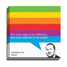 Jonathan Ive - Startup Quotes - Canvas Print - The Maker&#39;s Market via Relatably.com