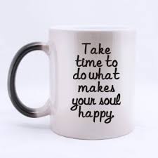 Amazon.com | Personalized Happy Mug, Quotes Mug, Take time to do ... via Relatably.com