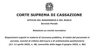 Giurisprudenza penale - News update