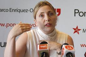 La presidenta del PRO, Patricia Morales, reafirmó que ME-O logrará pasar a la segunda vuelta. Foto: El Mercurio. - morales_174833
