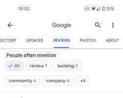 Google Maps reviews