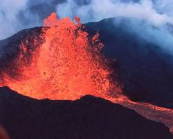 Image of Hawaiian eruption