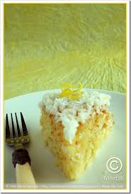 Lemon Coconut Apricot Cake