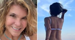 Cristiana Oliveira aposta em biquíni cor de rosa e shape aos 62 anos choca