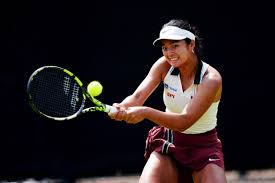 Alexandra Eala in action