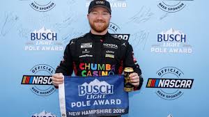 Reddick edges Berry for NASCAR Cup pole at New Hampshire