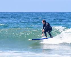 Image of Los Angeles California surfing