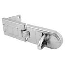 Double hinge hasp