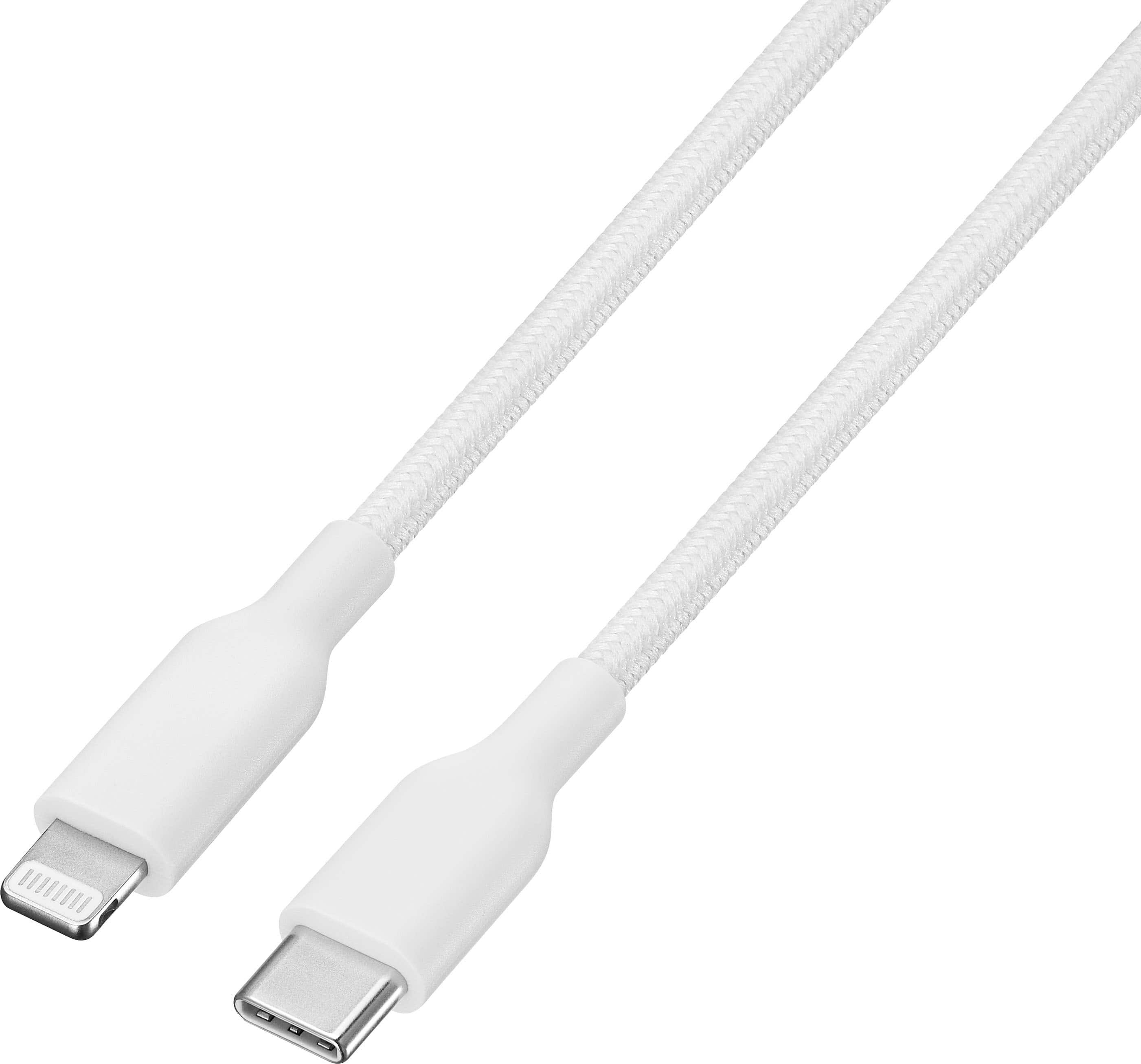 Best Buy essentials Lightning to USB-C Braided Charge-and-Sync Cable