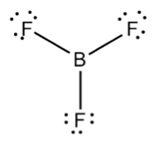 Which molecule has a trigonal planar geometry?IF_3PCl_3NH_3BF_3