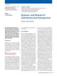 Kalzium- und Vitamin-D-Substitution bei Osteoporose - Springer