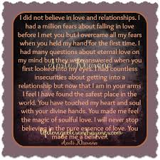 Quotes About Not Believing In Love. QuotesGram via Relatably.com