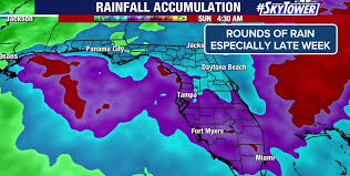 July 4th Weather Forecast: Rain Expected in Tampa Bay and Northeast Florida