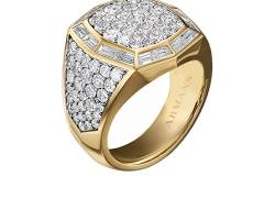 Image of Signet Ring with Diamond for men