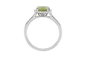 Sterling Silver 0.01ctw I3/H-J Natural Peridot August Births | Raleigh Diamond Fine Jewelr