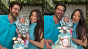 Laís Caldas e Gustavo Marsengo celebram segundo 'mêsversário' da filha: 'Te amamos'