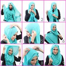 Image result for tutorial hijab