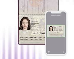 Image of person's identity document being verified