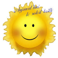 Résultat de recherche d'images pour "le soleil brille"